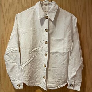 Blank NYC white button down shirt